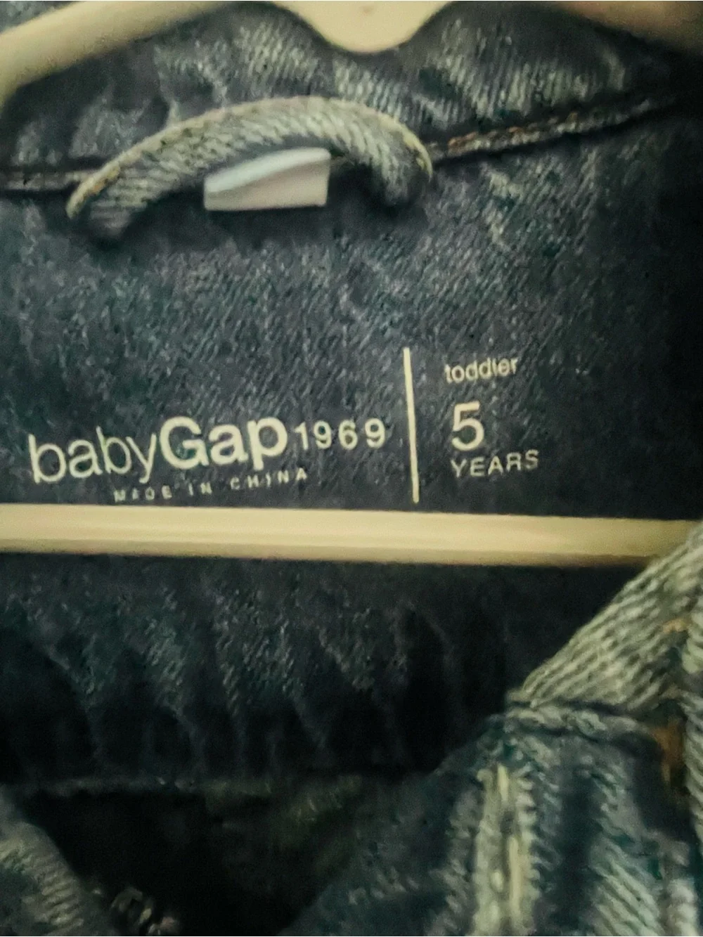 babyGap 1969 Girls Denim Jacket Size 5 Classic Dark Wash Jean Jacket